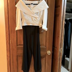Black and White Tadashi Jumpsuit NWT